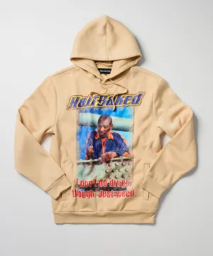 Half Baked Just Weed Hoodie - Khaki