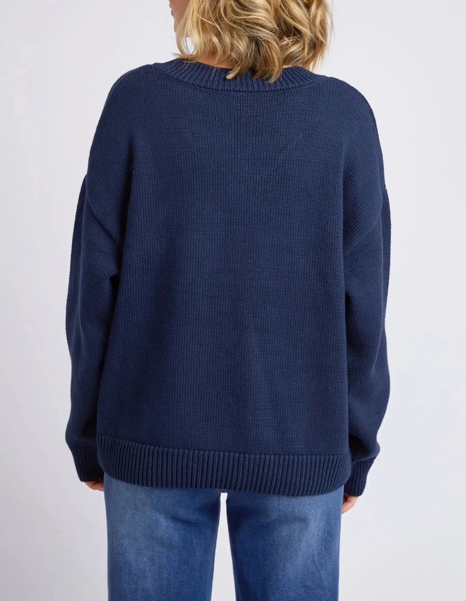 Harper Vee Neck - Navy