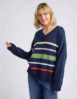 Harper Vee Neck - Navy