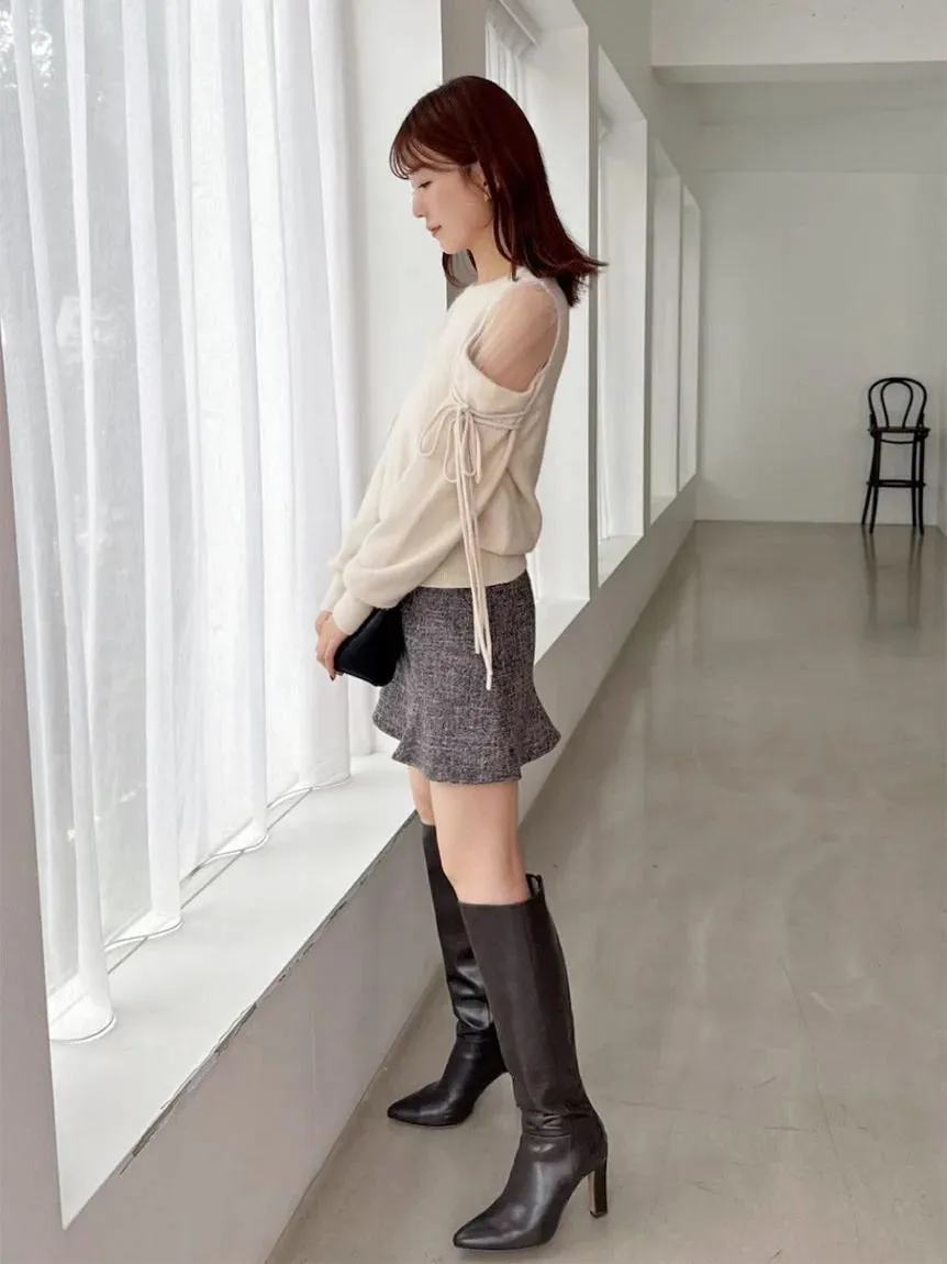 Hem Flared Ska Shorts