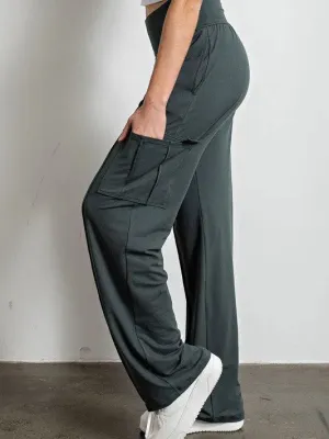 If It's Not Comfy I'm Not Interested Butter Soft Straight Leg Cargo Pants
