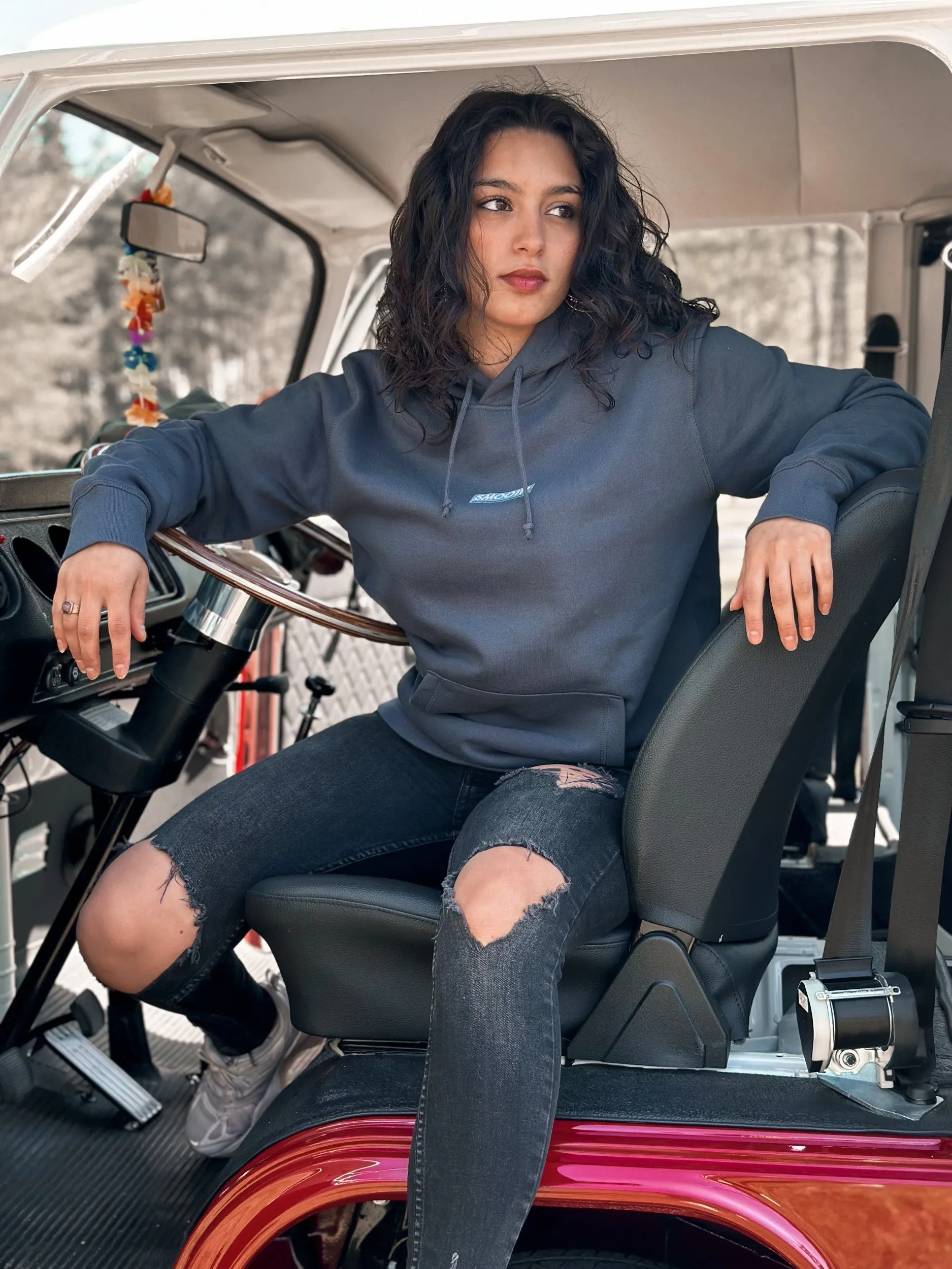 Ink Blue Hoodie / Blue Box Women
