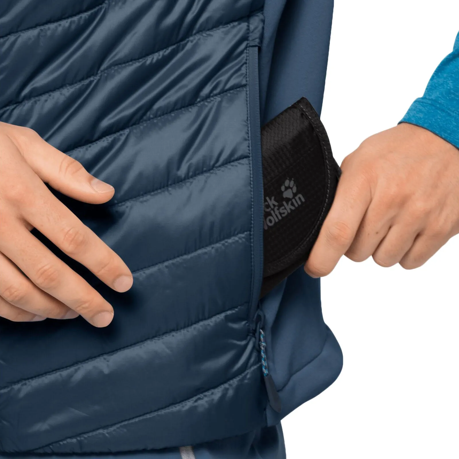 Jack Wolfskin Mens Routeburn Windproof Quilted Gilet
