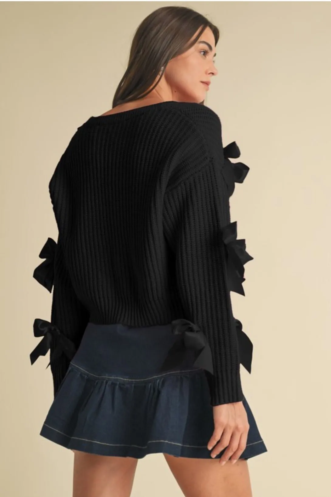 Jordy Bow Cardigan