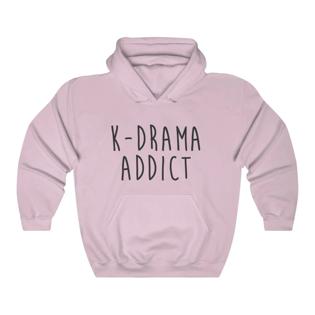 K- Drama Addict Hoodie - Trendy Winter Kpop Hoodies Kpop Fashion - Kpop Hooded Sweater