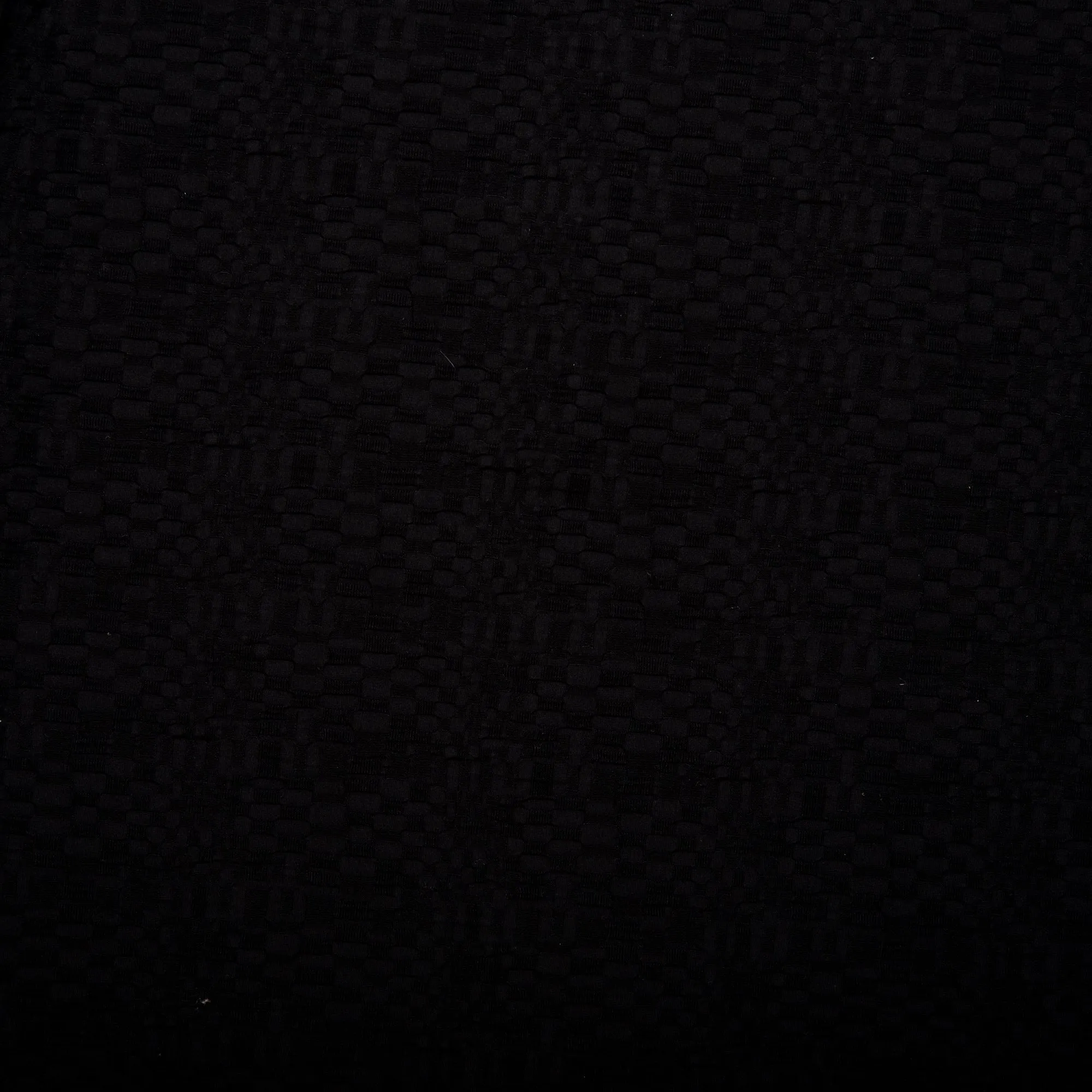 Knit Jacquard - Textured  Black