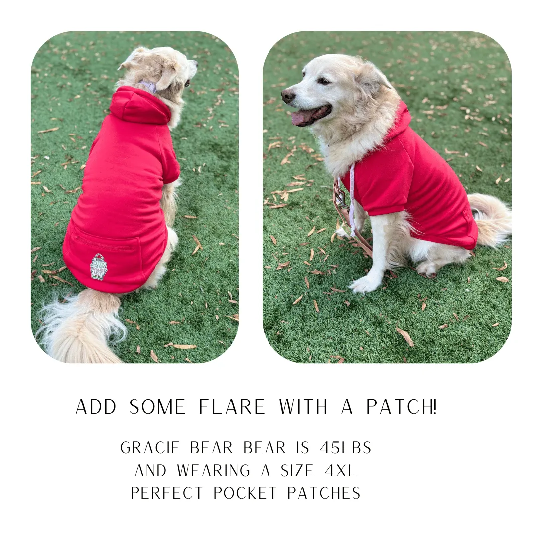 Large Dog Hoodie XXL, 3XL, 4XL, 5XL with Zip Pocket | Cute Sweatshirt for Dog