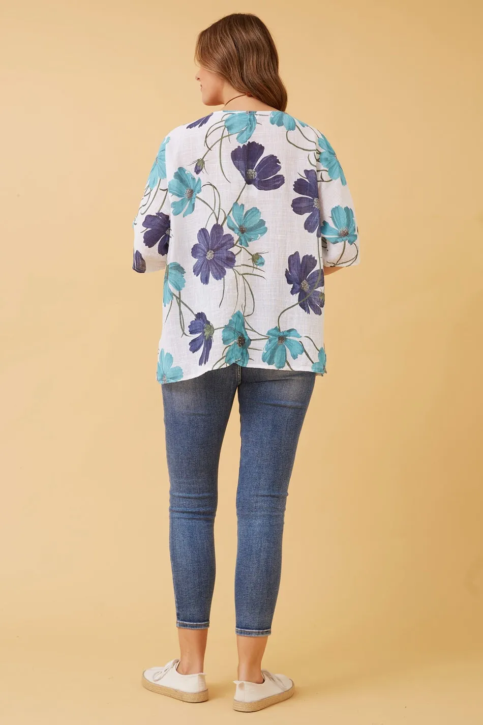 LIBBY FLORAL TOP