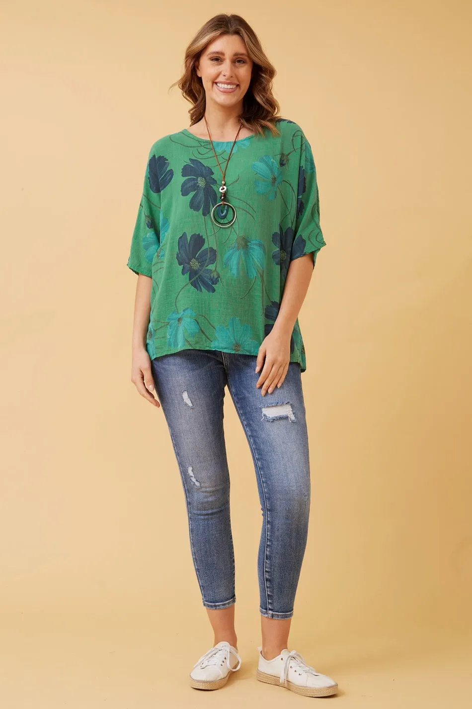 LIBBY FLORAL TOP