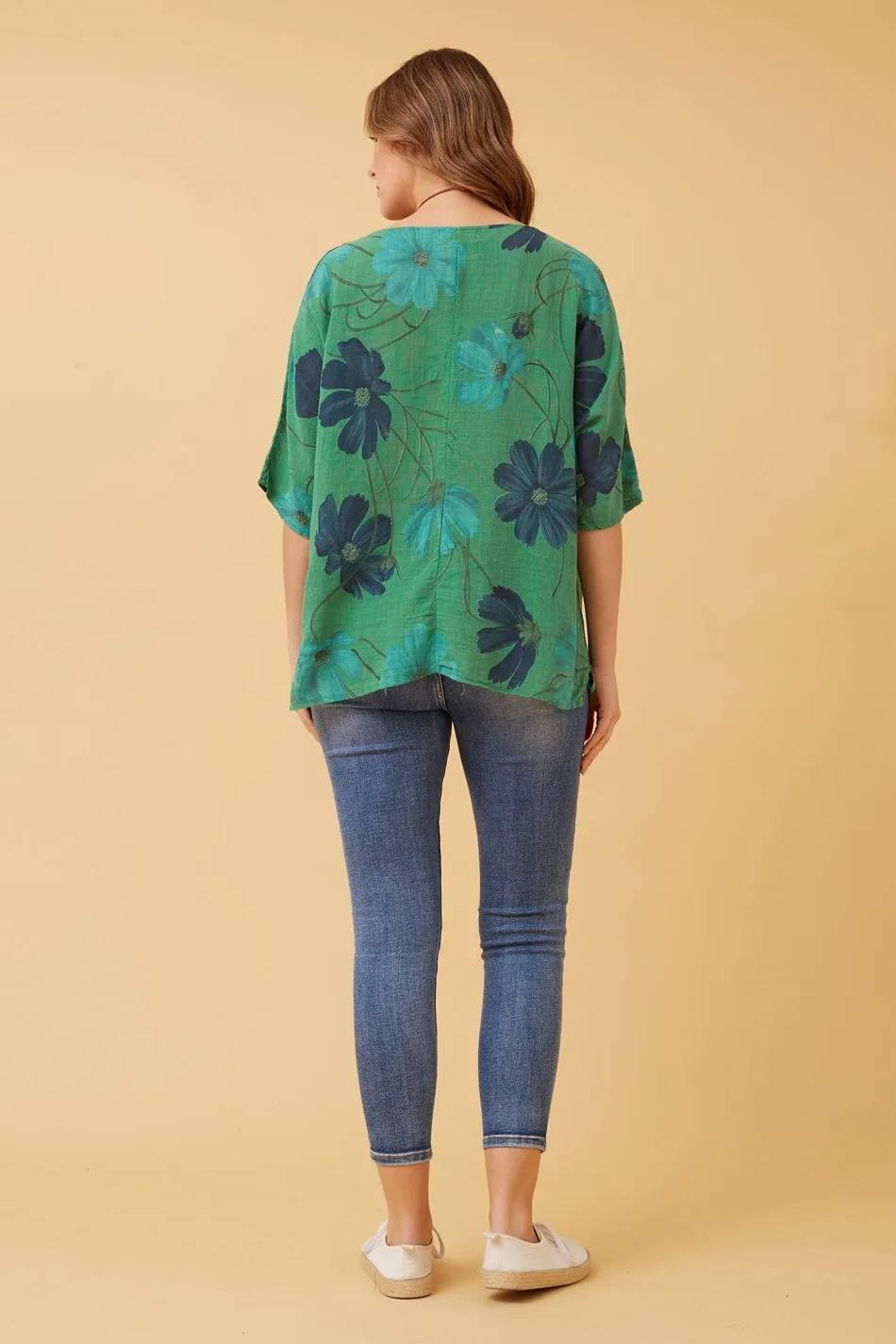 LIBBY FLORAL TOP