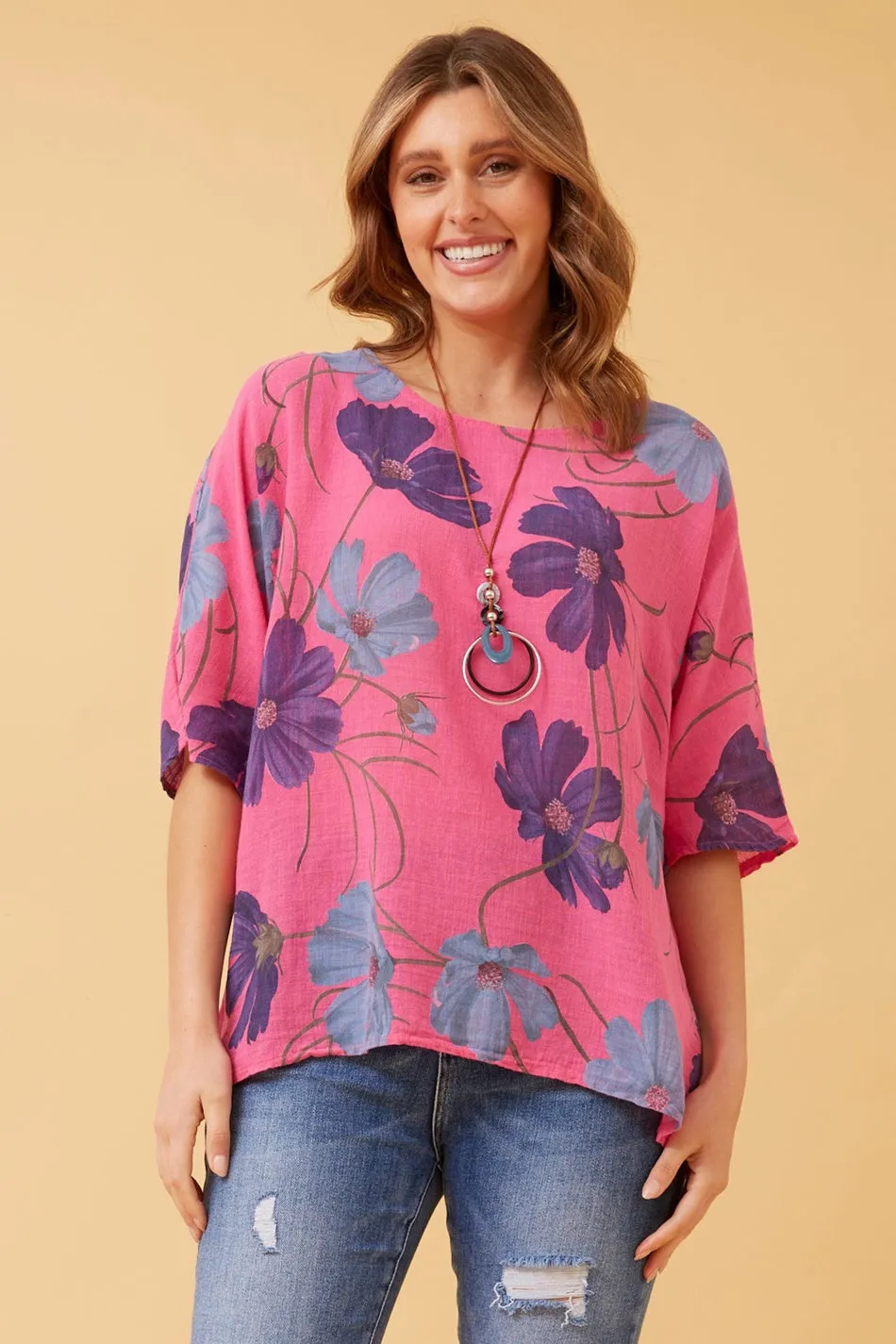LIBBY FLORAL TOP