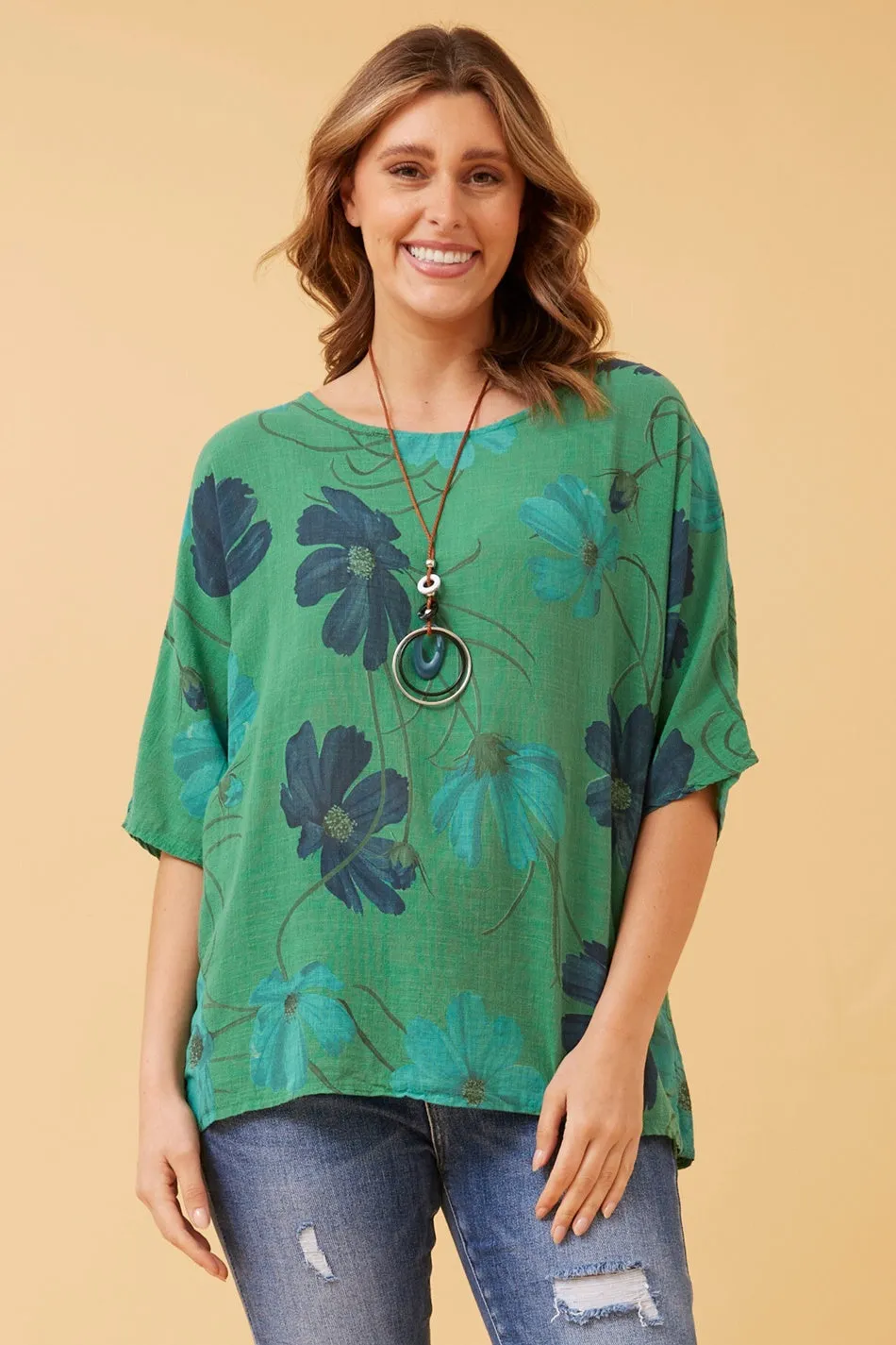 LIBBY FLORAL TOP