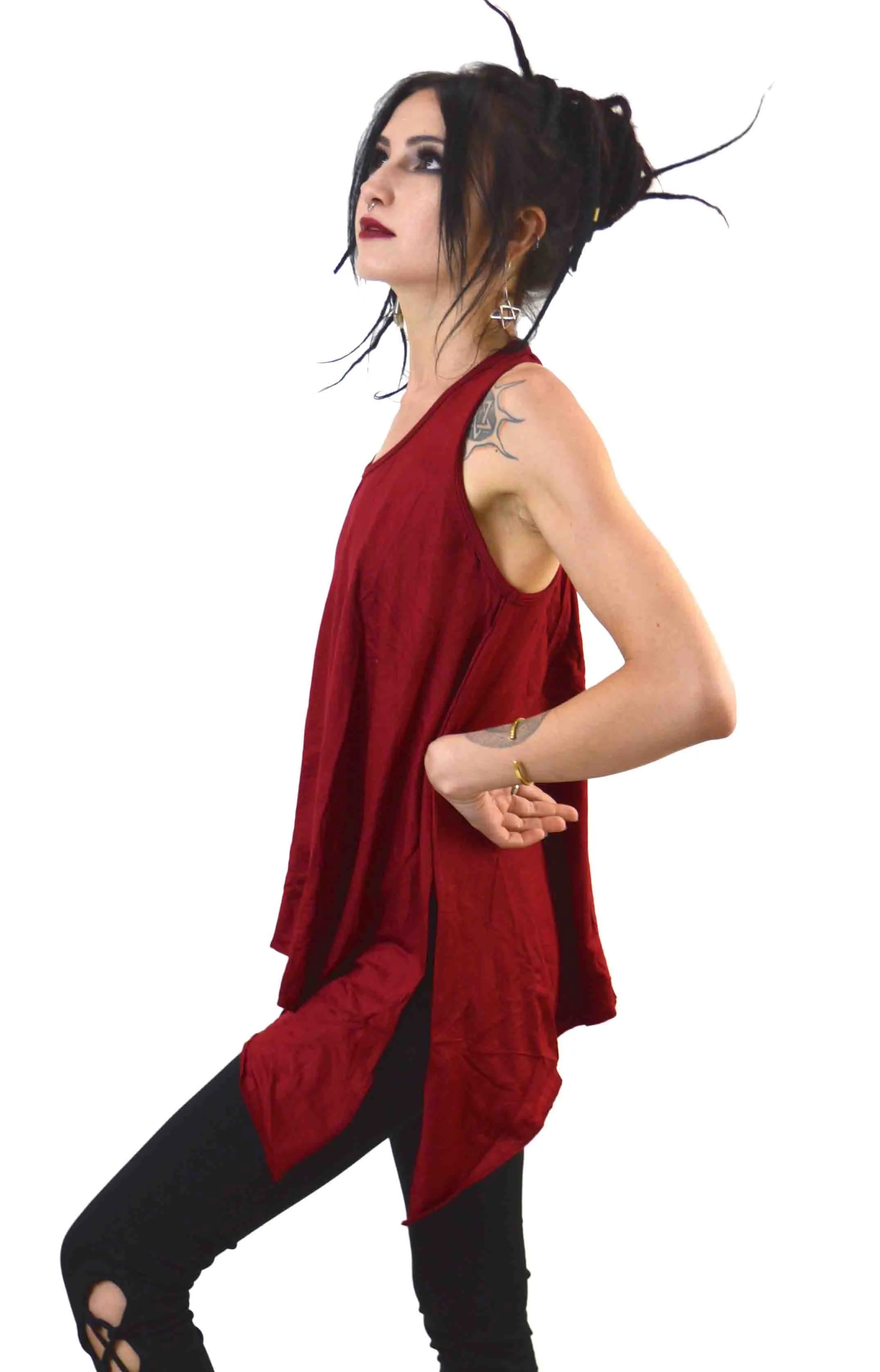 Long Pixie vest top