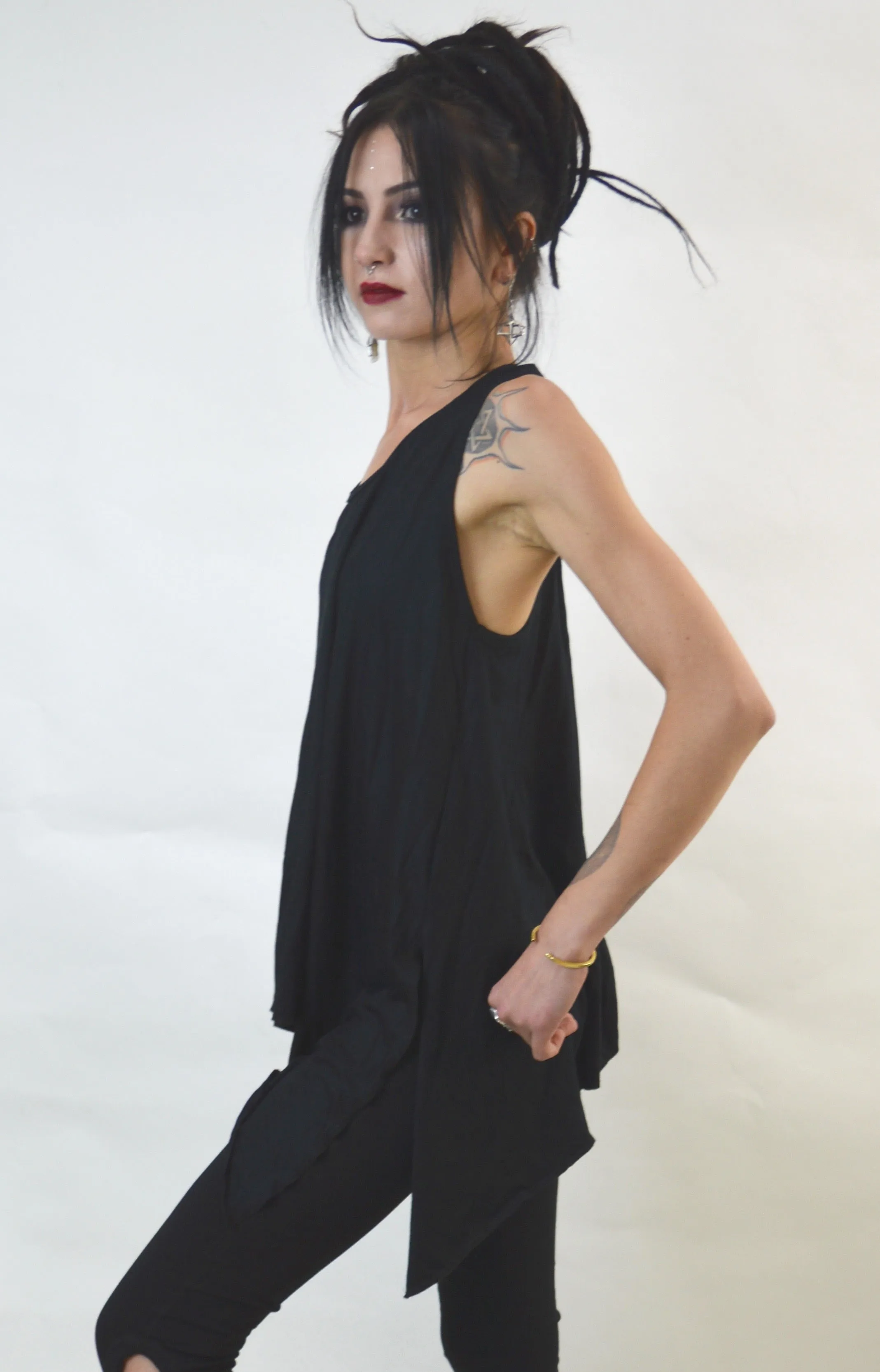 Long Pixie vest top