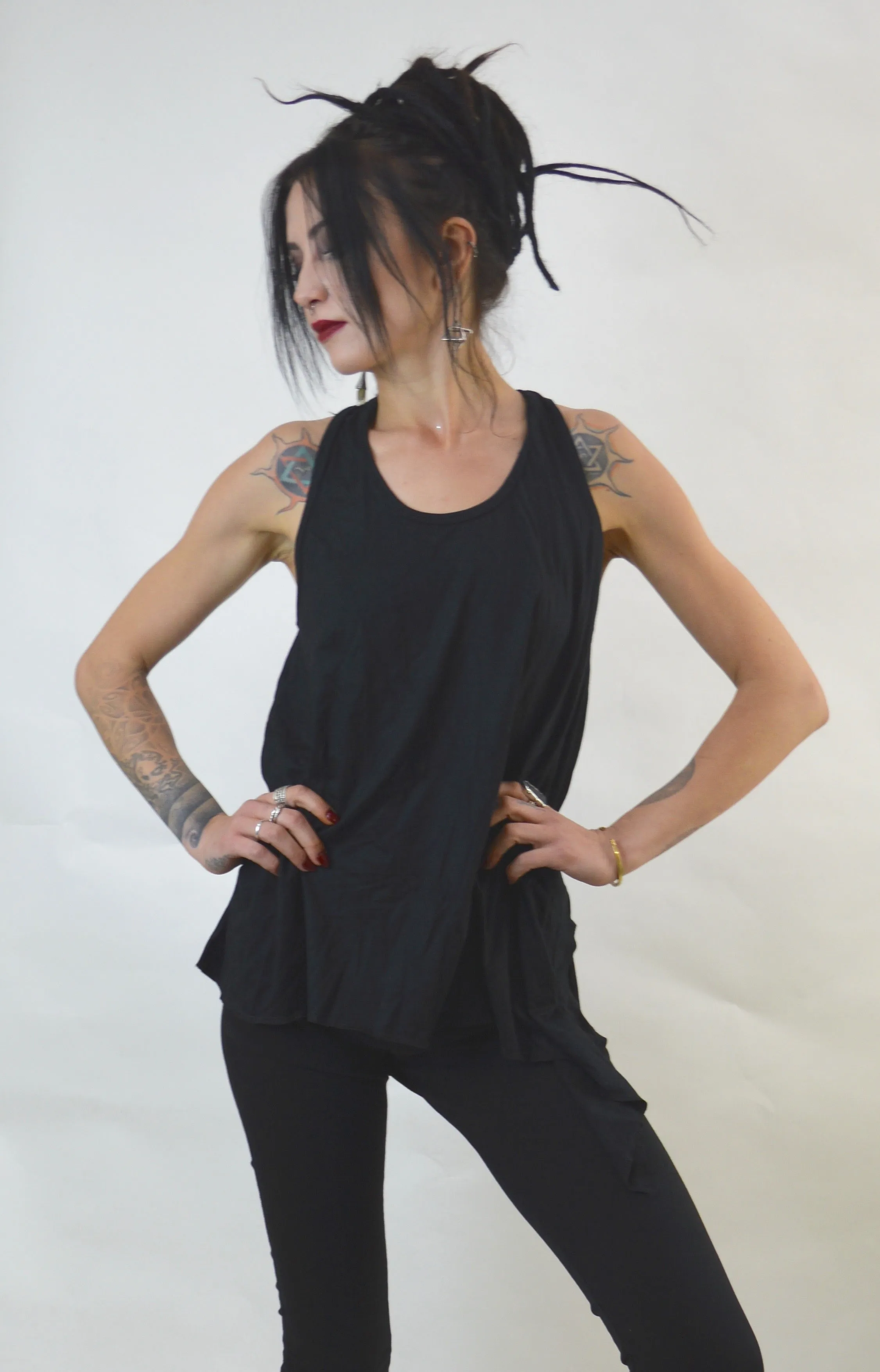 Long Pixie vest top