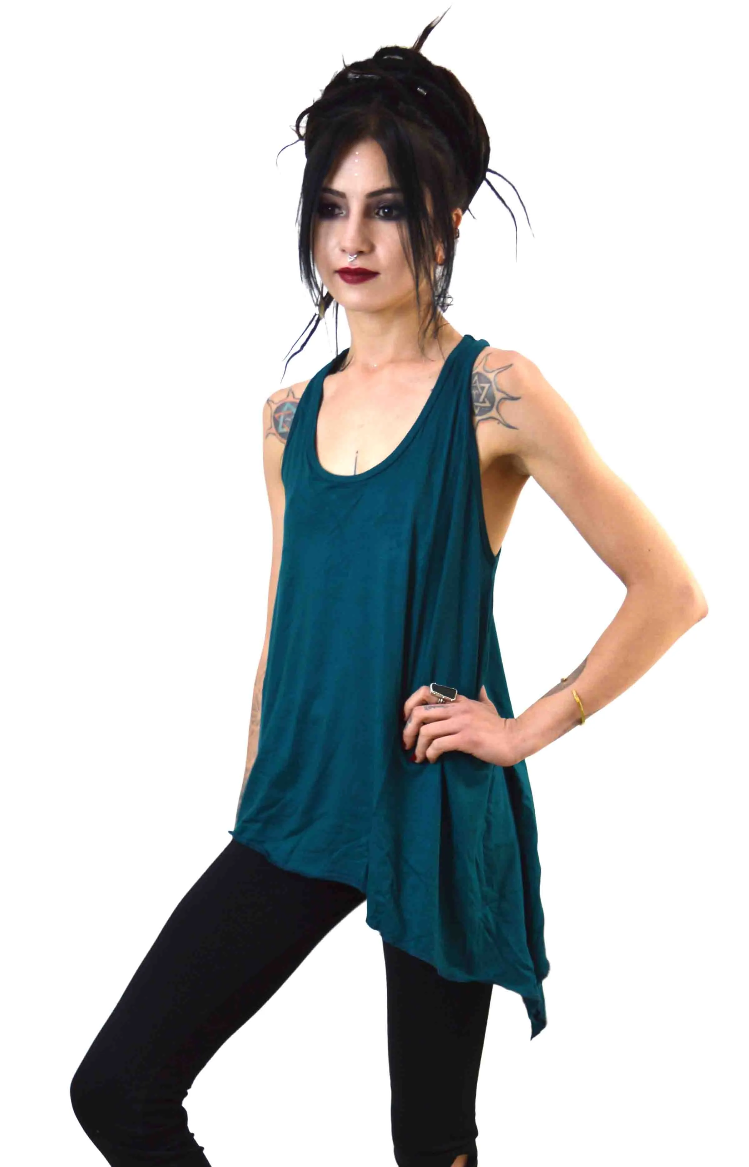 Long Pixie vest top