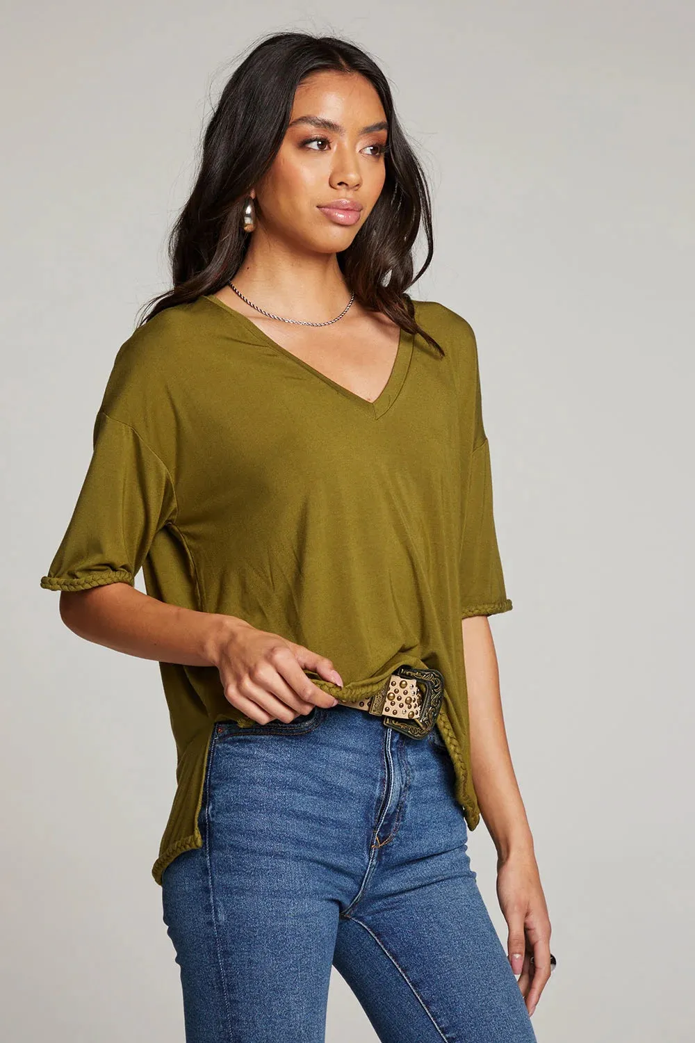 Mason Sphagnum V Neck