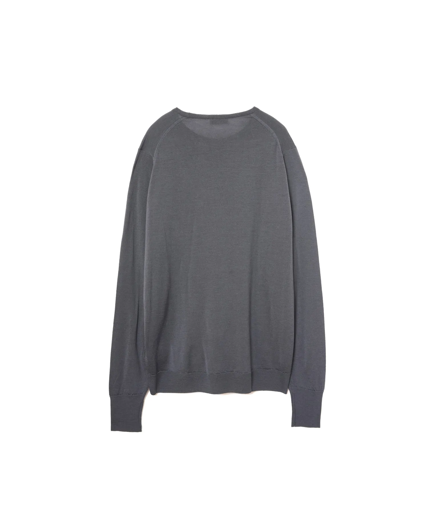 【MEN】JOHN SMEDLEY BRYN  EASY FIT 30G 別注クルーネックニット