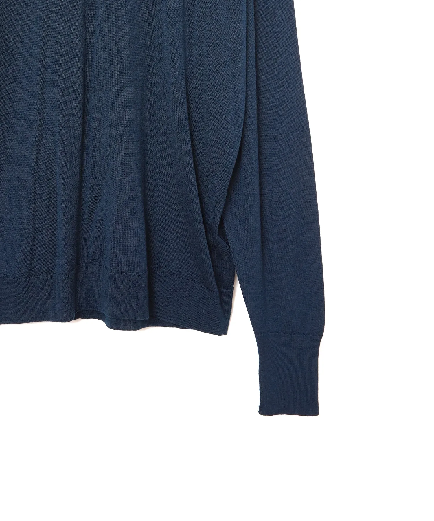 【MEN】JOHN SMEDLEY BRYN  EASY FIT 30G 別注クルーネックニット