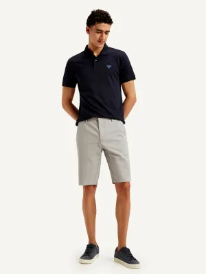Men's Grey Tapered Shorts