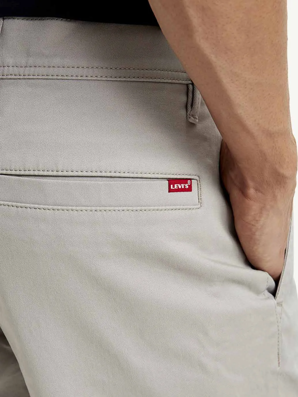 Men's Grey Tapered Shorts