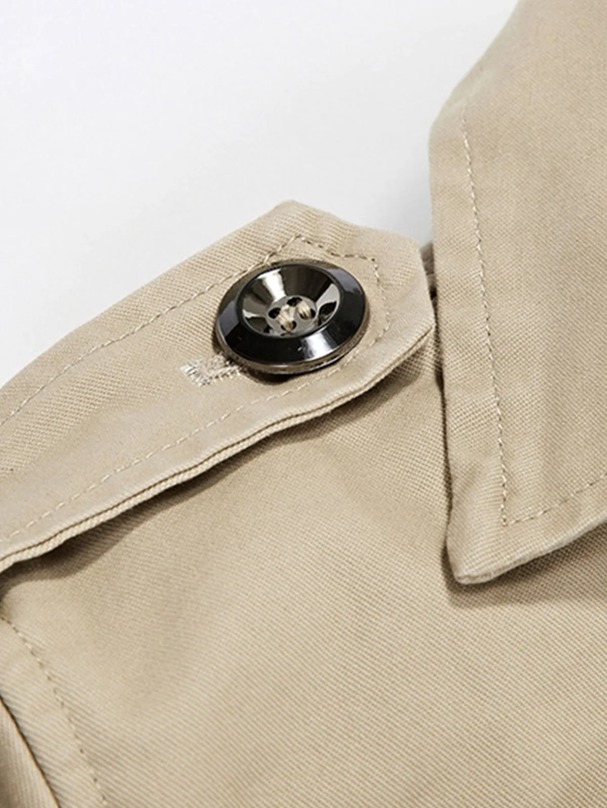 Men's Single-Breasted Slim Lapel Long Sleeves Jacket