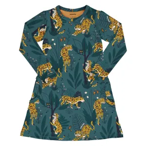 Meyadey Jaguar Journey Long Sleeve Dress