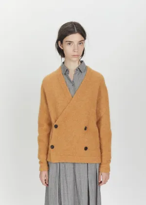 Mohair Double Breasted Cardigan