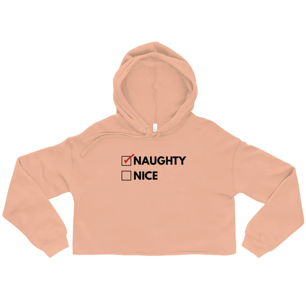 Naughty or Nice Crop Hoodie