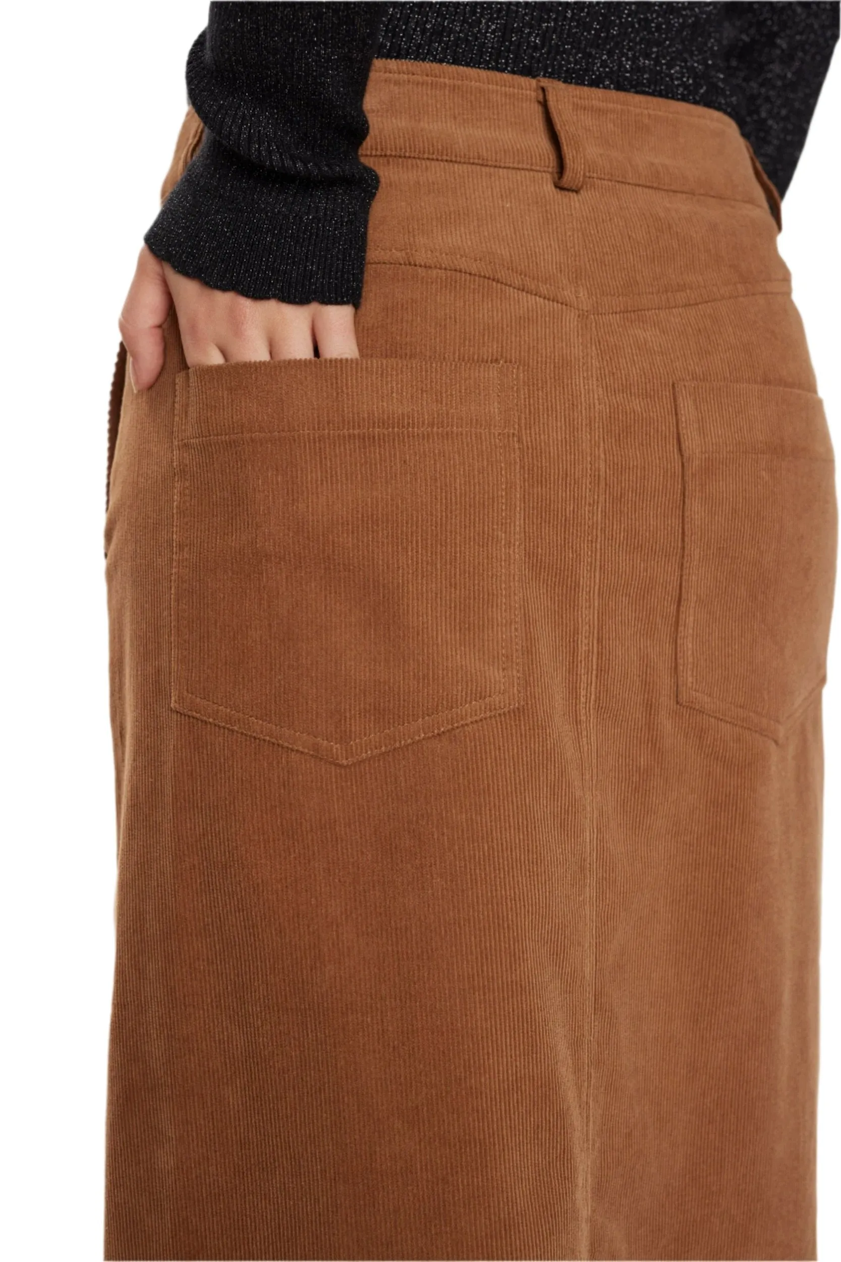Numph Womens Shoshanna Skirt Bronze Brown