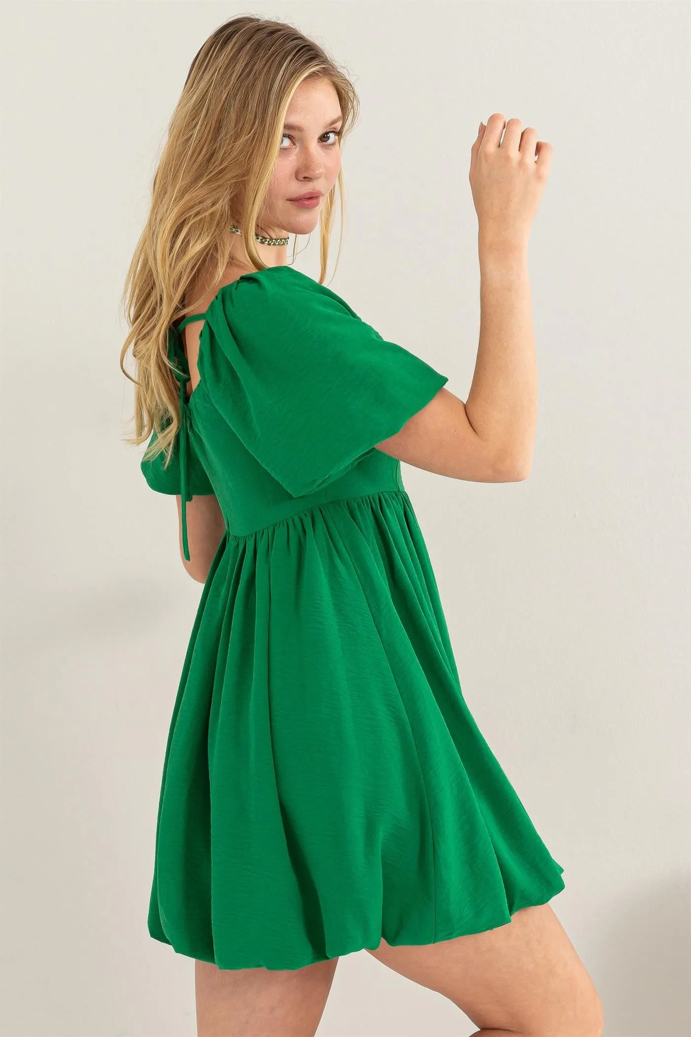 Open Back Mini Dress
