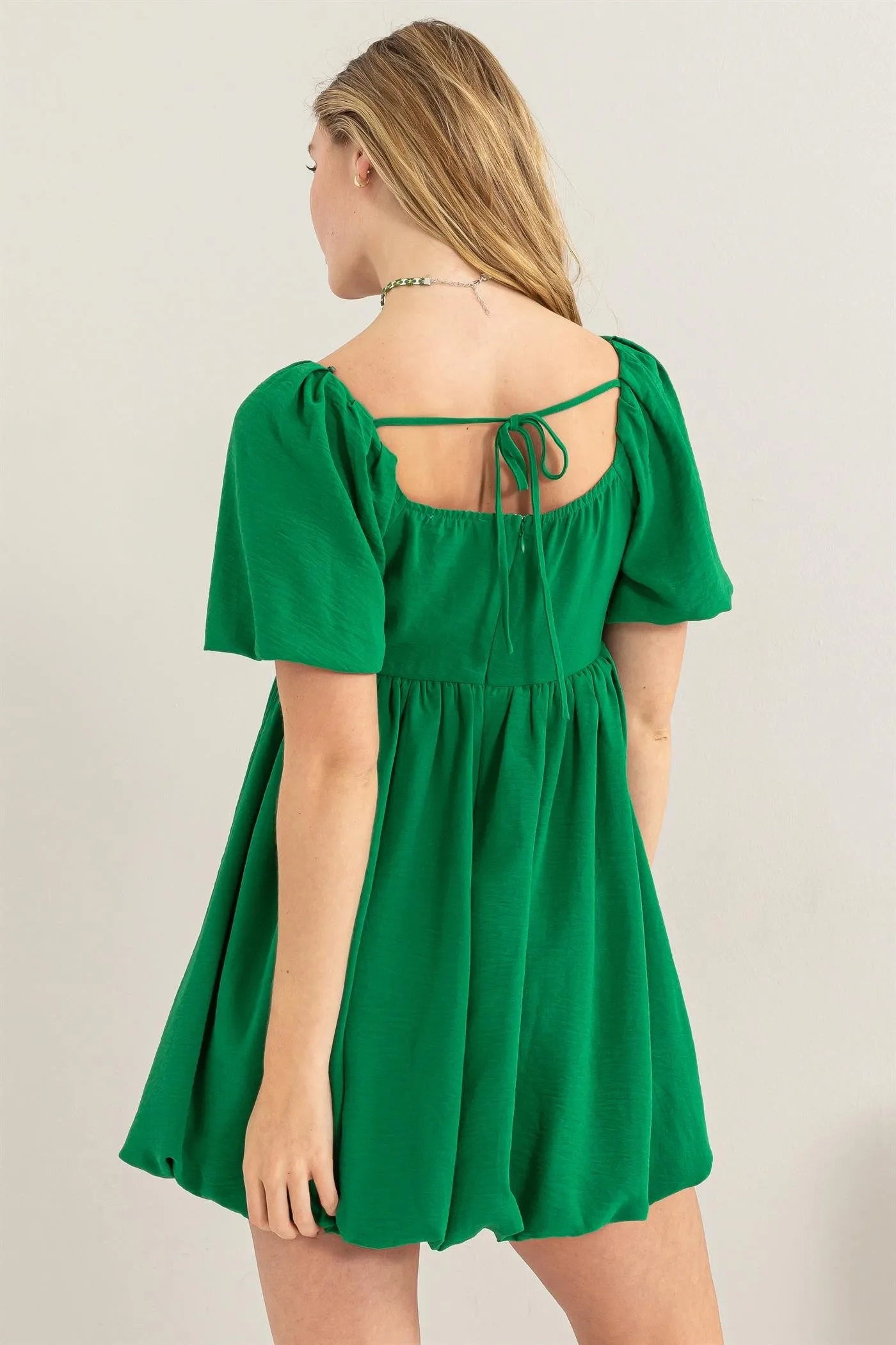 Open Back Mini Dress