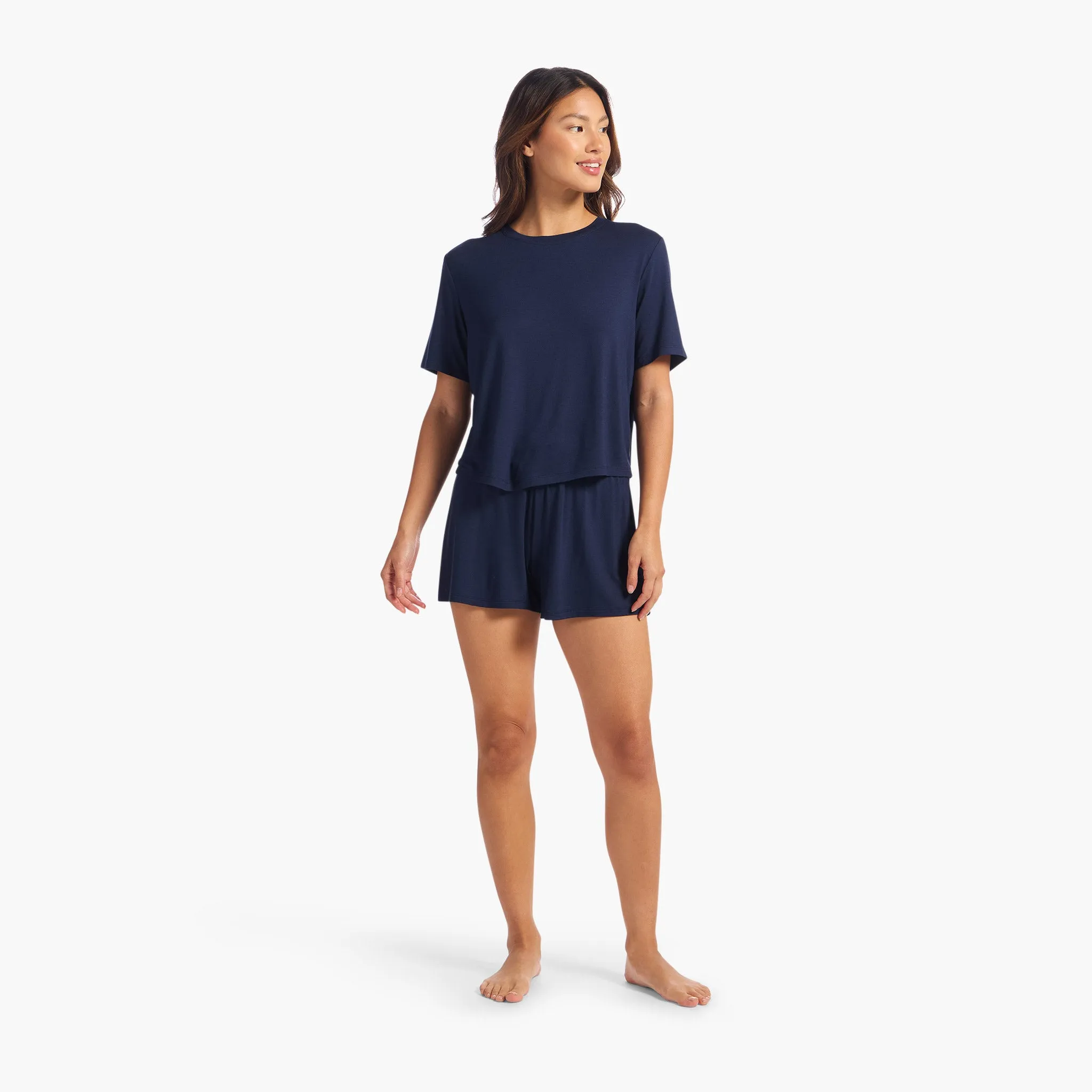 Pajama Short Set | Navy