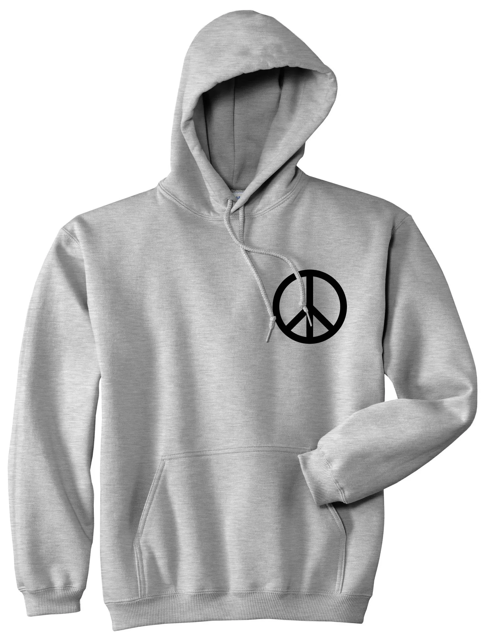 Peace Sign Symbol Meme Pullover Hoodie Hoody