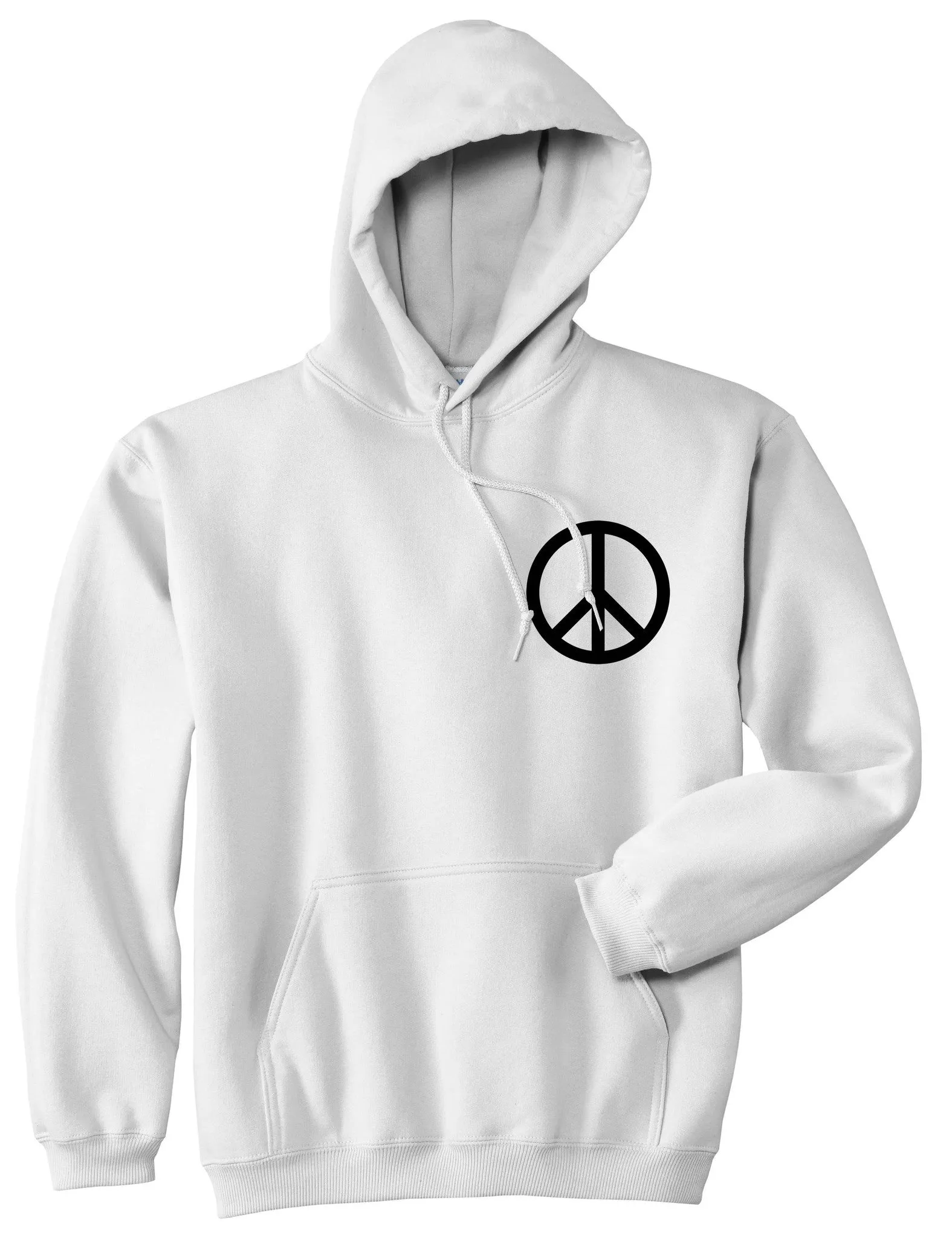 Peace Sign Symbol Meme Pullover Hoodie Hoody