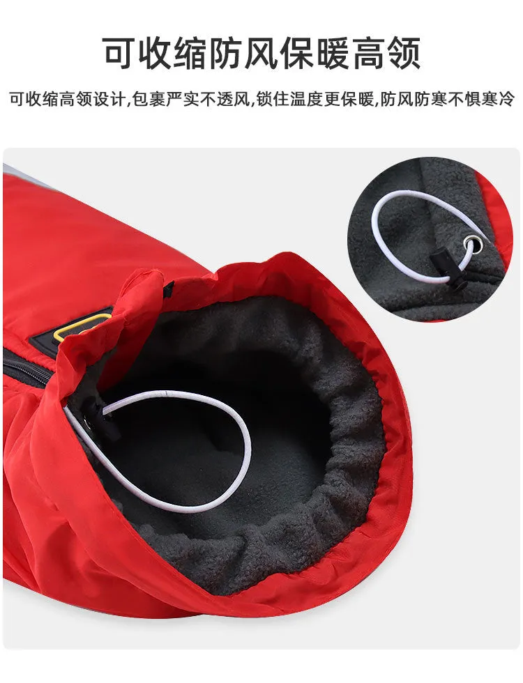 Pet clothing for autumn and winter reflective and warm jackets
