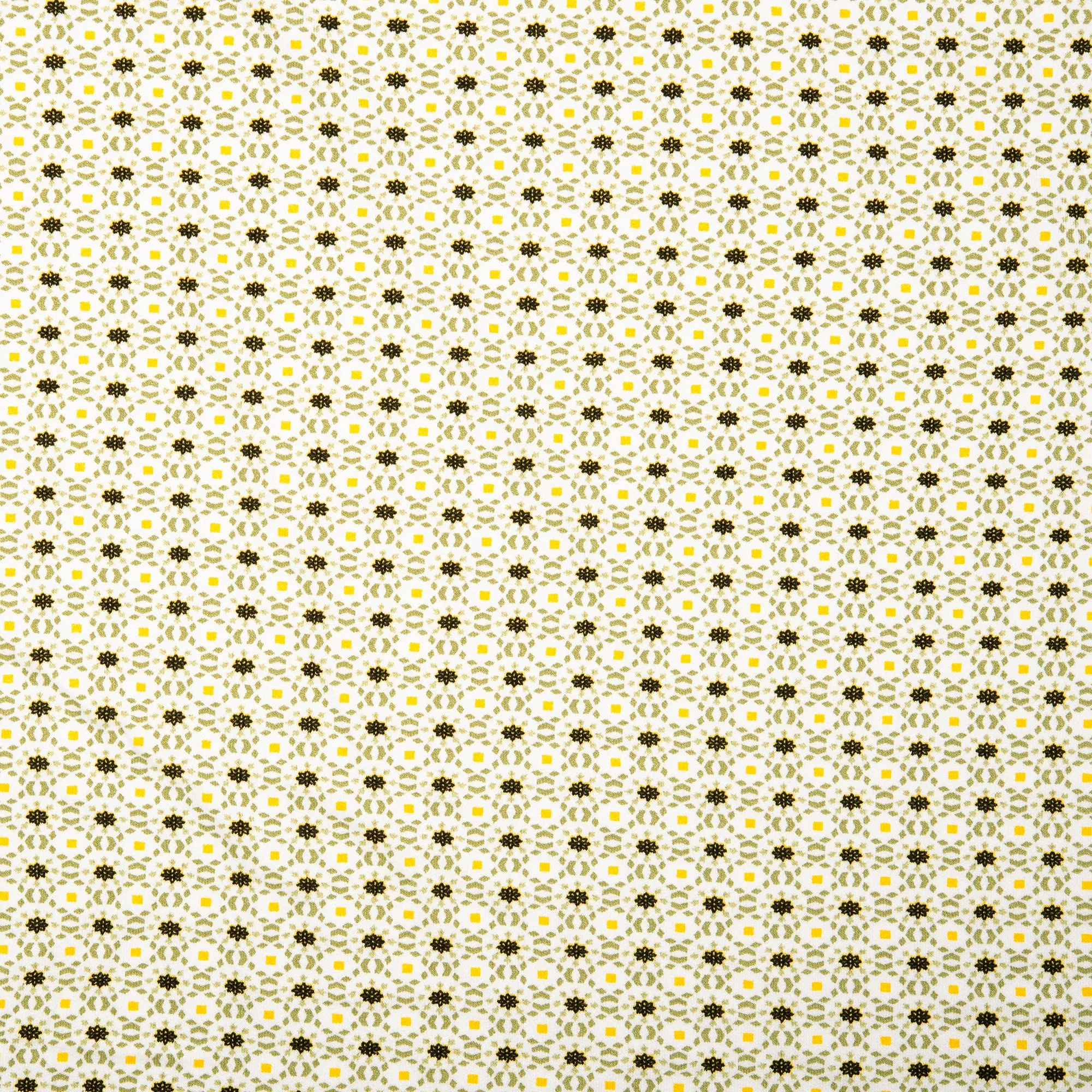 Printed Viscose Knit - ARIELLA - Abstract - White / Green