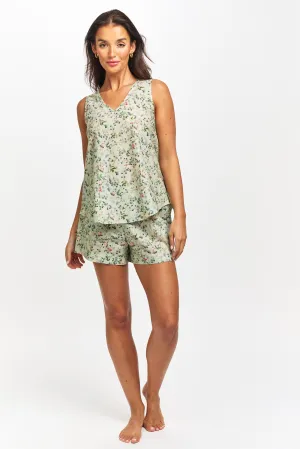 Pure Cotton Voile Tank Botanica