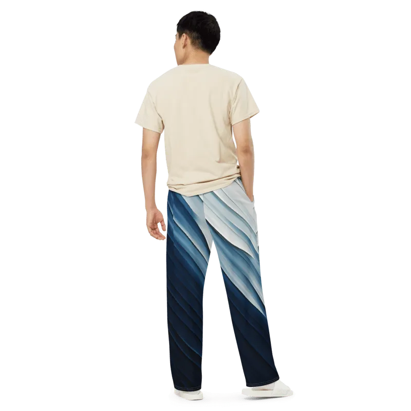"Coastal Chic" Collection - Designer Unisex Wide Leg Pants