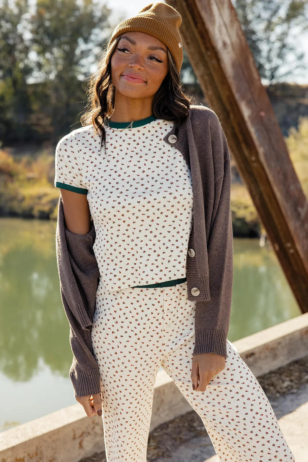 Redwood Forest Button Cardigan