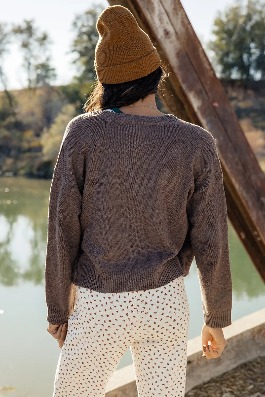 Redwood Forest Button Cardigan
