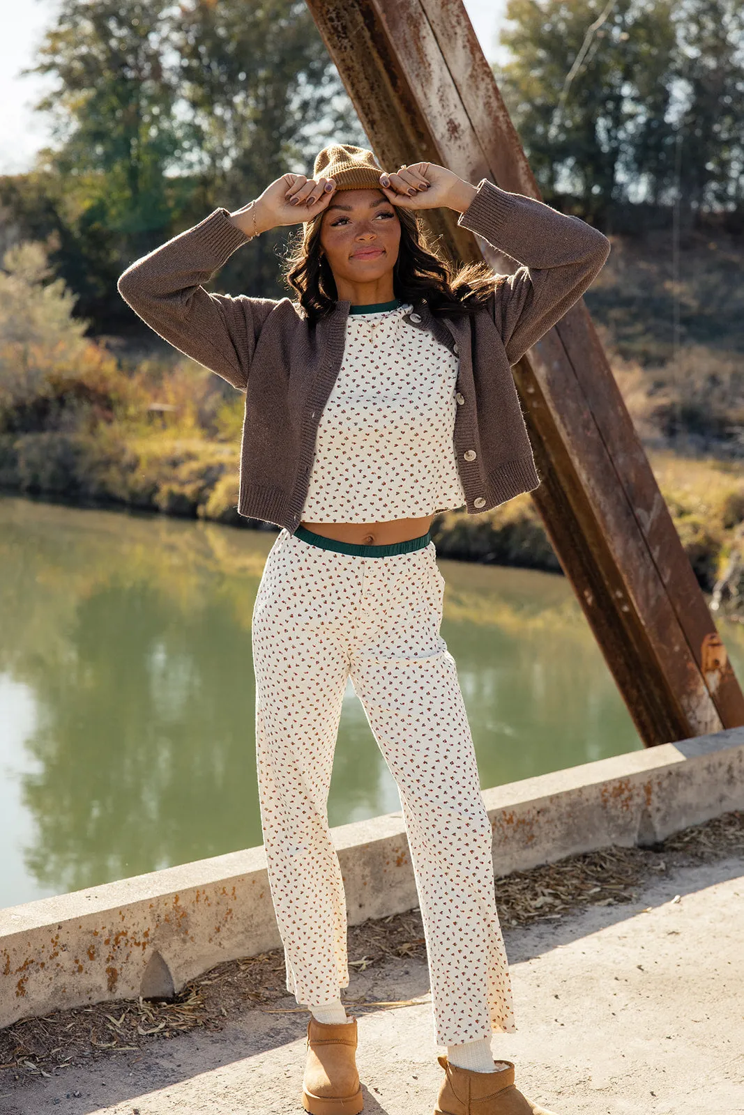 Redwood Forest Button Cardigan
