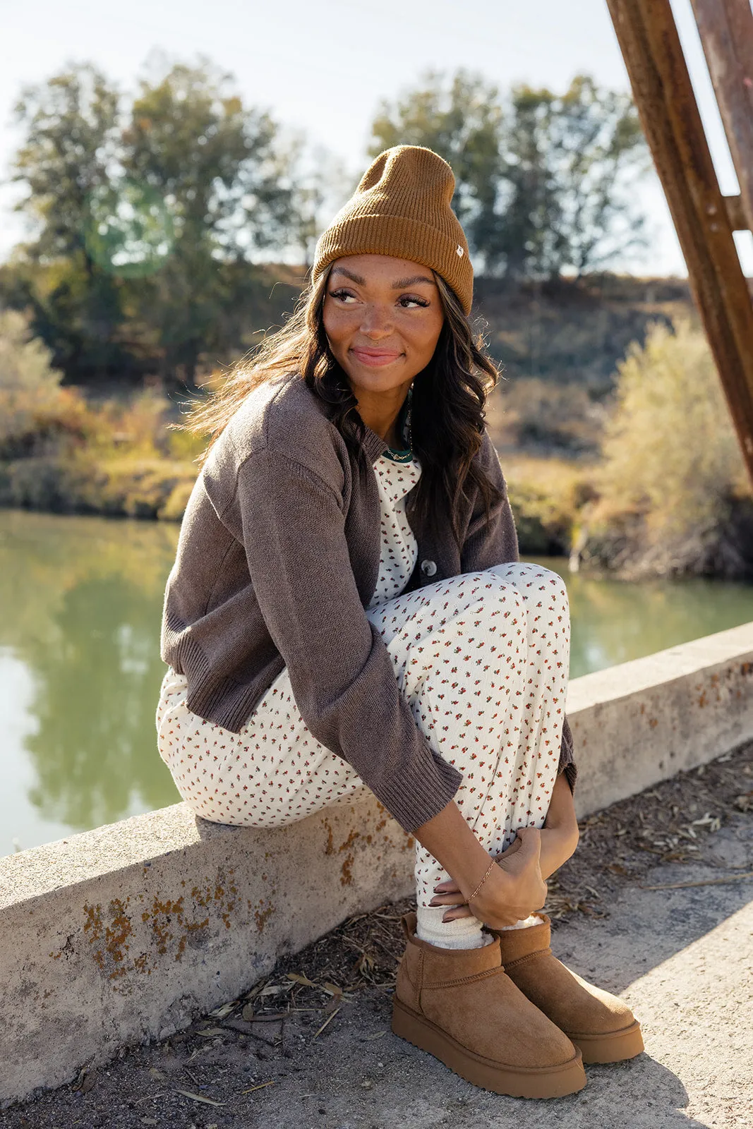 Redwood Forest Button Cardigan
