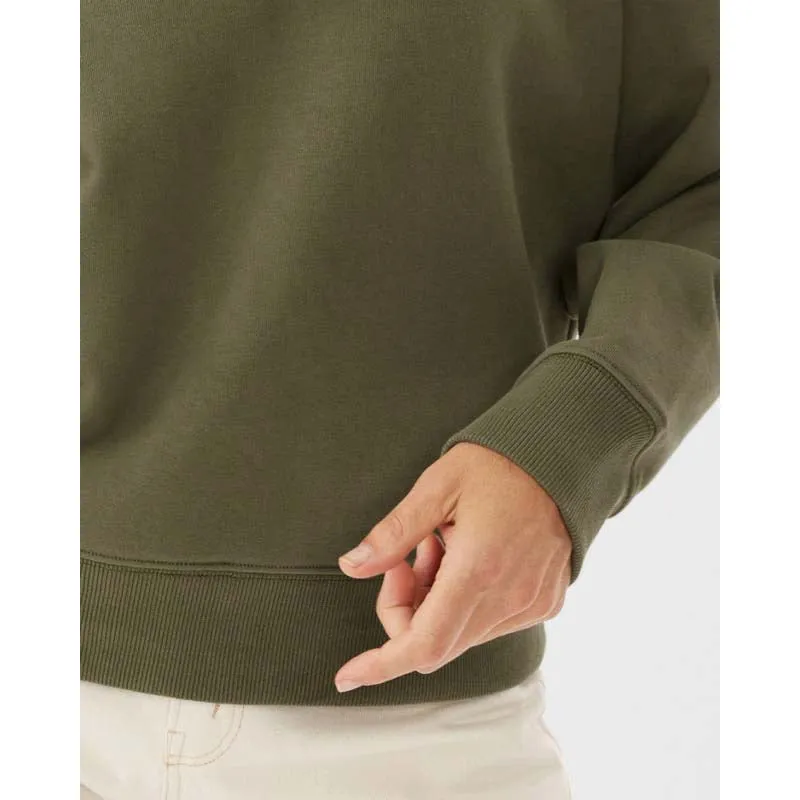 R.M.Williams Trickett Ladies Zip Neck Sweatshirt - Olive