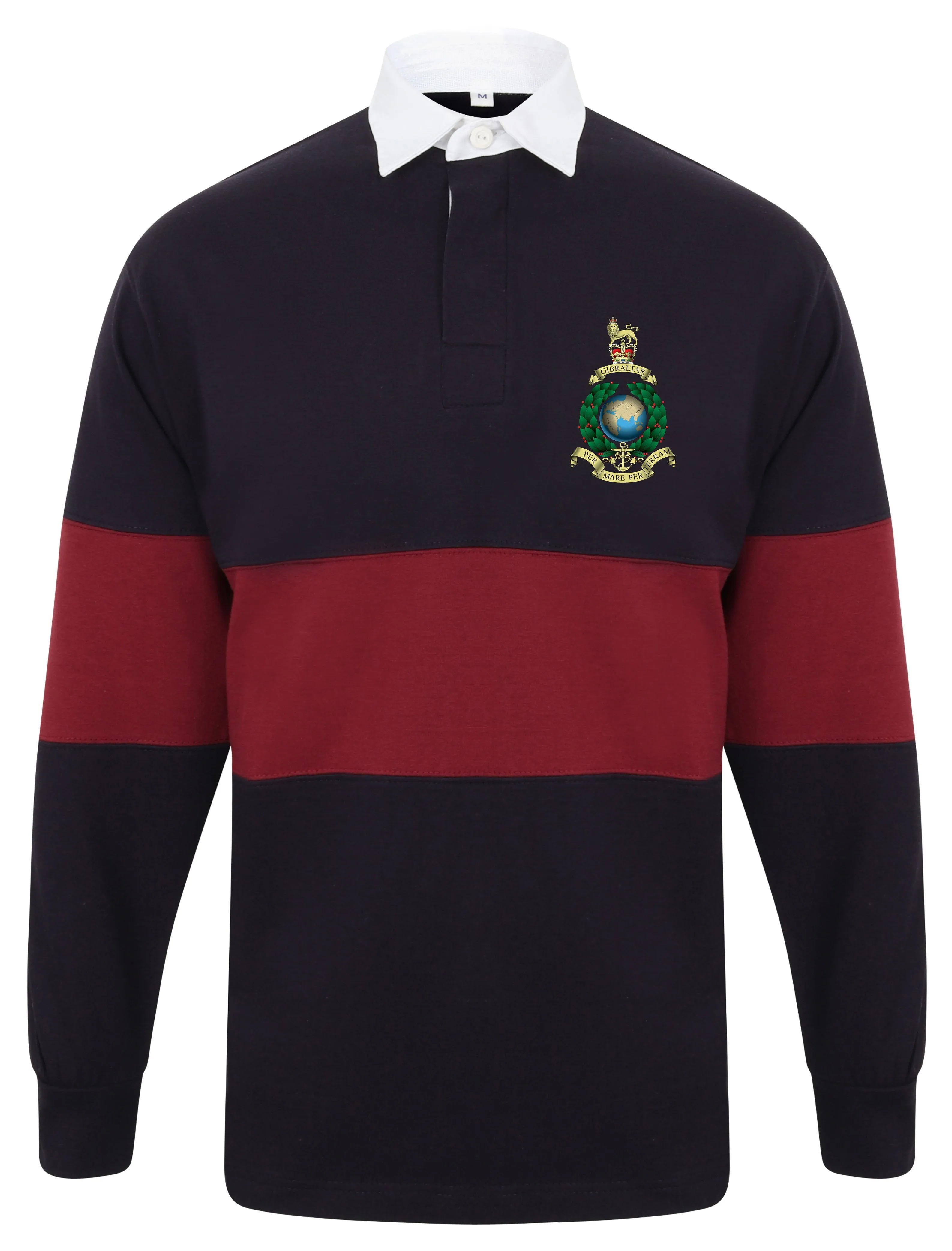 Royal Marines Panelled Rugby Shirt