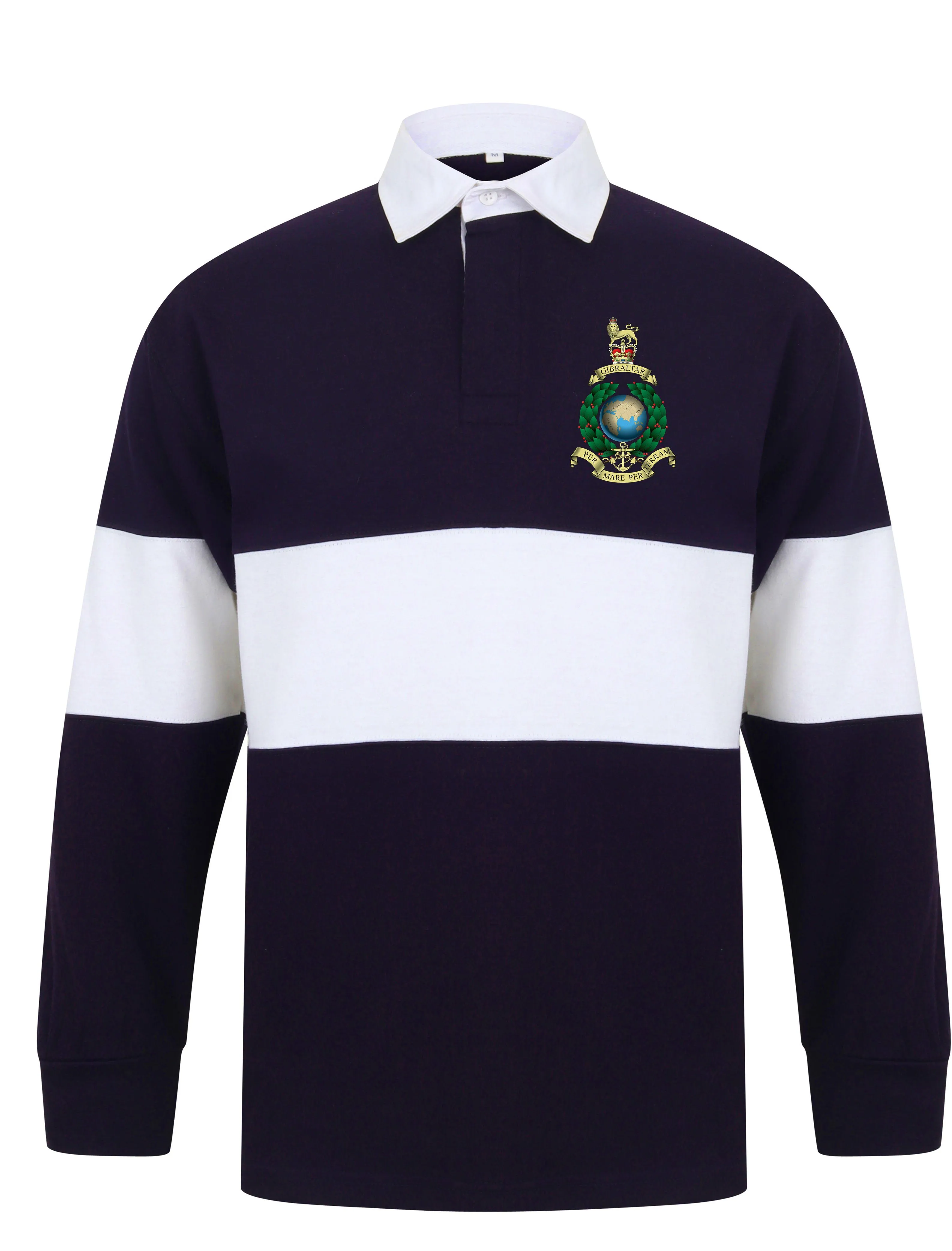 Royal Marines Panelled Rugby Shirt