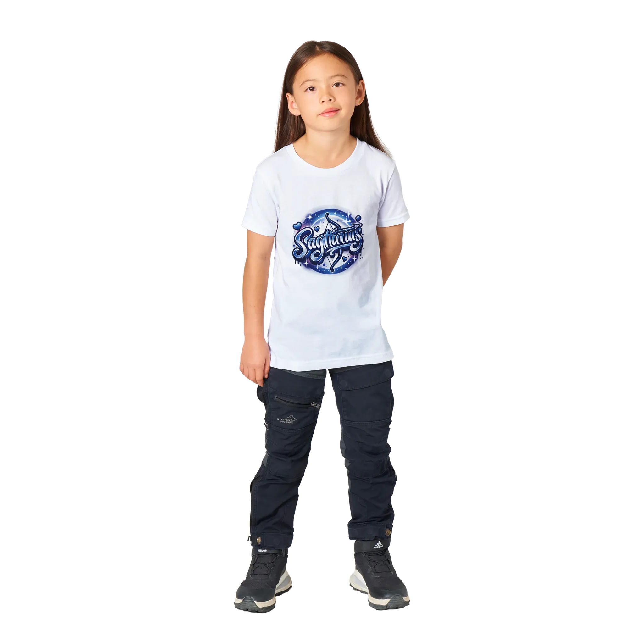 SAGITTARIUS_ Sign/ Premium Kids Crewneck T-shirt| www.staycollectionshop.com