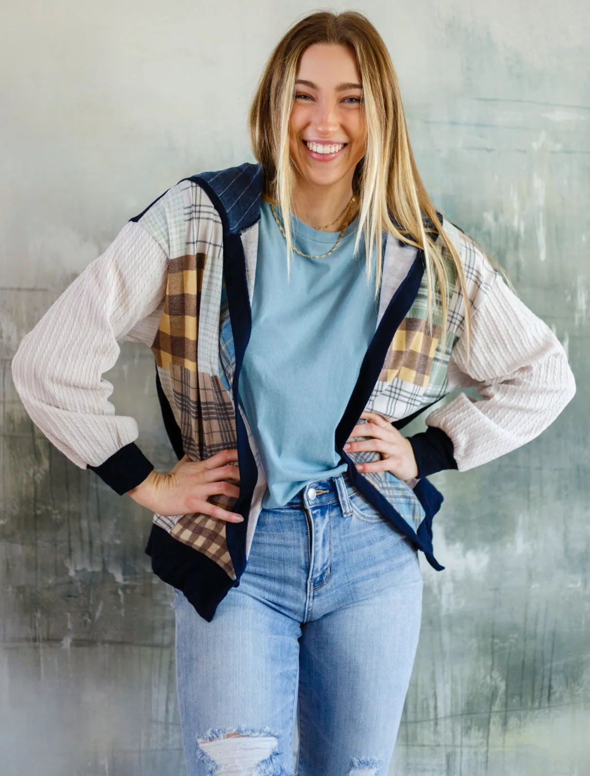 Sky Blue Relaxed Cotton Tee