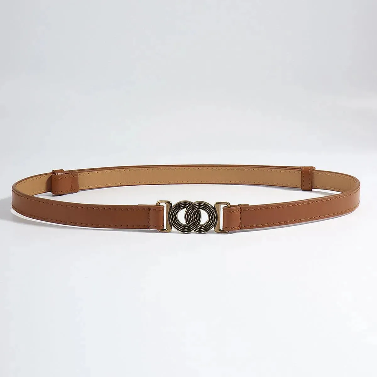 Stylish Alloy Buckle PU Leather Belt