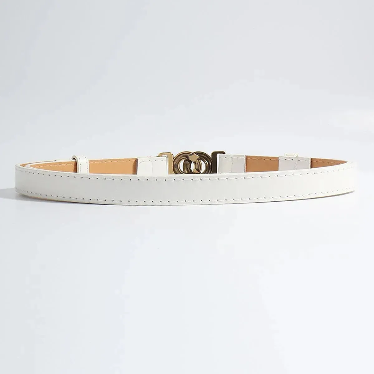 Stylish Alloy Buckle PU Leather Belt